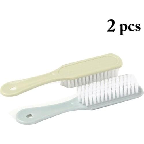 2PCS Shoes Brush Plastic Shoes Care Brush Shoes Cleaning Brush for Clothes Bathroom Gadgets Tools