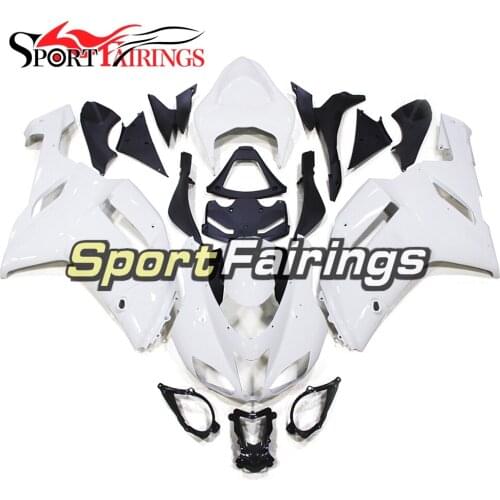 Pure White Motorcycle Full Fairings For Kawasaki ZX6R ZX-6R 636 07-08 2007 2008 Sportbike ABS Fairing Kit Bodywork Cowlings Hull
