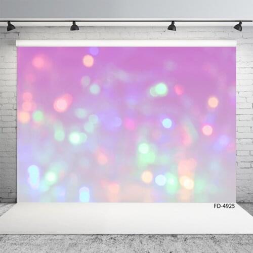 Flare Bokeh Photography Background Vinyl Cloth Backdrops for Children Baby Shimmer and Shine Party Photobooth Photo Studio
