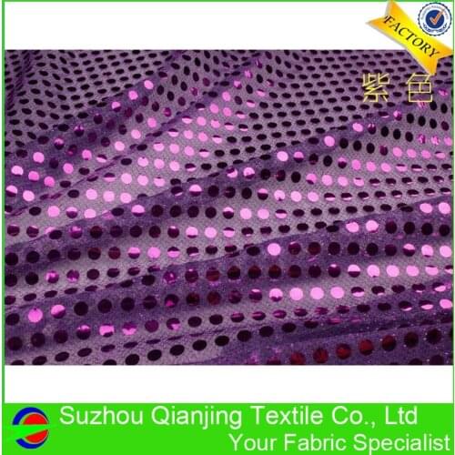 Widely Used Superior Quality Sparkly Embroidered Cheap Sequin Fabric