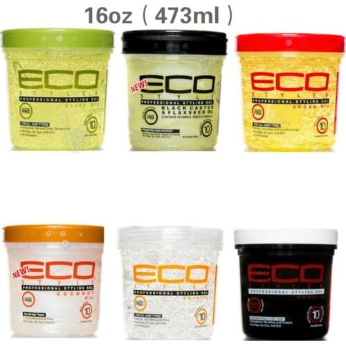 16OZ/473ML American Eco Hair Styler Styling olive oil Gel 6Colors Available