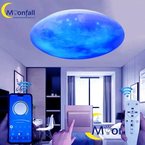 Cmoonfall Lampara Led Techo Luces Para Habitacion Ceiling Lights For Room Luminaire Plafonnier Bedroom Lampy Sufitowe Smart Lamp