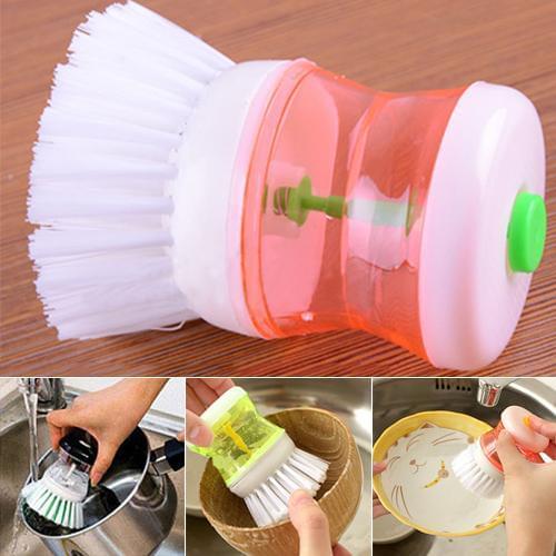 1Pc Kitchen Wash Tool Pot Pan Dish Bowl Palm Brush Scrubber Cleaning Cleaner