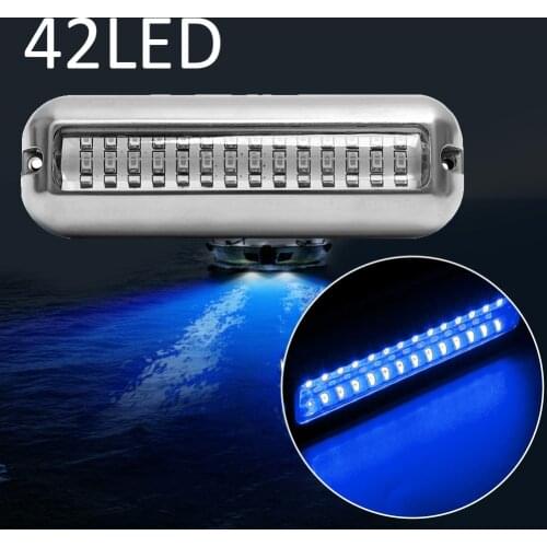42LED 50W 12V Boat Stair Deck Side Marker Light Indicator Turn Signal Lighting Marine Boat Accessory Taillight Landscape Lights