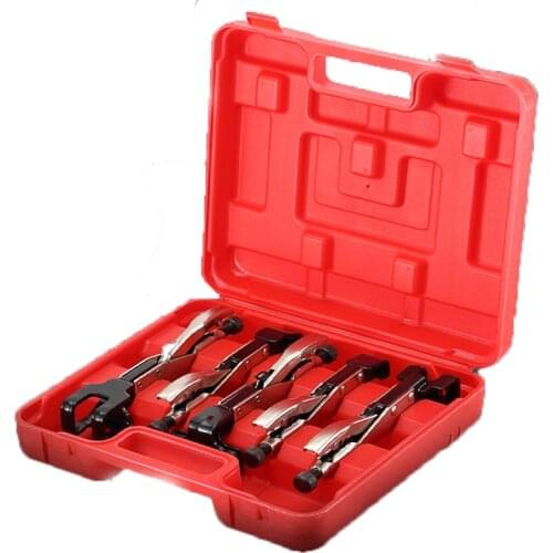 5pcs/box Multifunction weld Clip C Type round-nosed flat-nosed clamp pliers welding pliers Grip Vise Hand tool