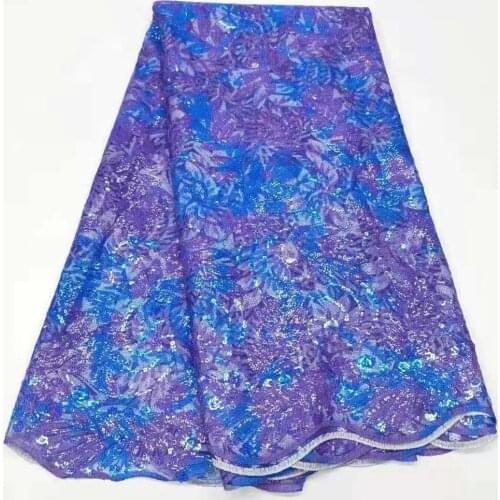 African Sequins Cord Lace Fabric 2021 High Quality Lace French Tulle Lace Nigerian Voile Lace Fabrics For Occasion