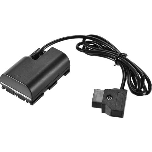 Andoer D-Tap to LP-E6 Decoded Dummy Camera Battery Adapter Power Adapter Cable with Reverse Polarity Protect for Canon