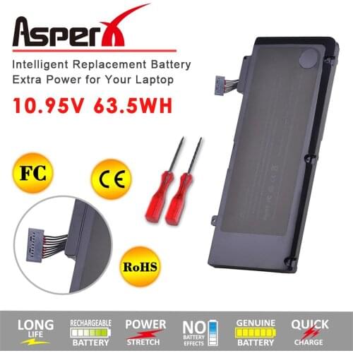 Asperx A1322 A1278 5800mAh Laptop Battery for APPLE MacBook Pro 13" A1322 A1278 ( 2009-2012 year ) MB990 MB991 MC700 MC374 MD313