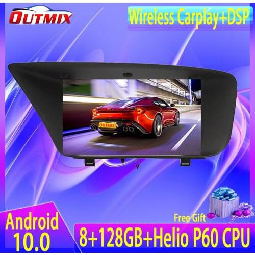 Car Multimedia Player Stereo Radio NAVI Android10.0 8+128GB Screen ips for Lexus GS F L10 GS200t GS300 GS350 GS450h 2012~2019