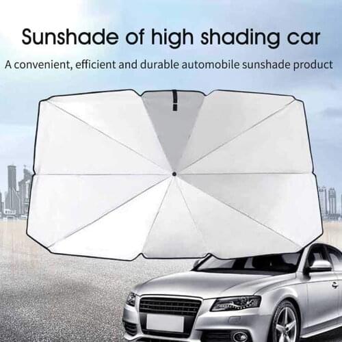 Car Sunshade Window Sunscreen Heat Insulation Board Umbrella Type Artifact Telescopic Car Front Windshield Glass Shading Cloth
