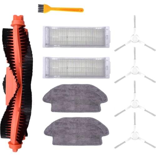 HEPA Filter Roller Brush Side Brush Mop Pads Cloth for Xiaomi Mijia STYJ02YM Vacuum Cleaner Parts Rag cloth mop pad accessories