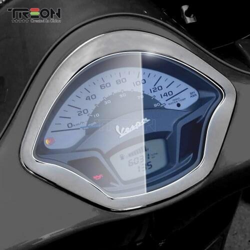 For Vespa GTS 2017 2018 2019 Motorcycle Speedometer Cluster Scratch Protection Film Speedometer Instrument Dashboard Sticker