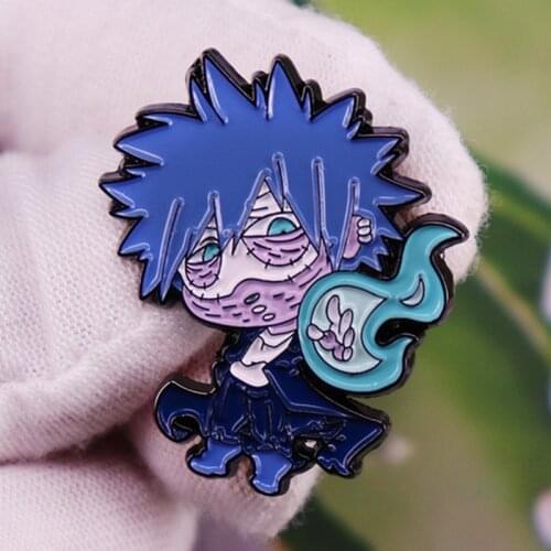 Cartoon Anime My Hero Academia Bnha Dabi Enamel Brooch Pins Badge Lapel Pin Brooches Jeans Jacket Fashion Jewelry Accessories