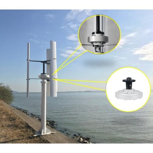 60W-200W 200-500RPM 12V 24V 48V Coreless Permanent Magnet Alternator Maglev Generator Motor For Vertical Wind Turbine