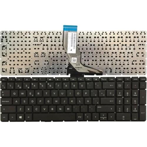 Spanish laptop keyboard for HP 17-bs001cy 17-bs006cy 17-bs011cy 17-bs012cy 17-bs013cy Black/Silver