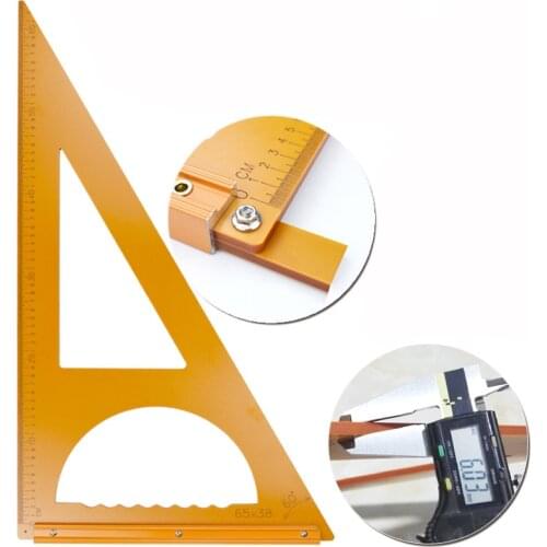 Woodworking triangle ruler Squares 90 degrees Protractor Saw Table Triangle Ruler Measuring Tool Cutting Machine Guide Ruler