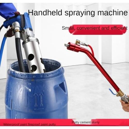 Multifunctional Putty Powder Cement Mortar Waterproof Coating Paint Latex Paint Exterior Wall Real Stone Paint Gun High-pressur