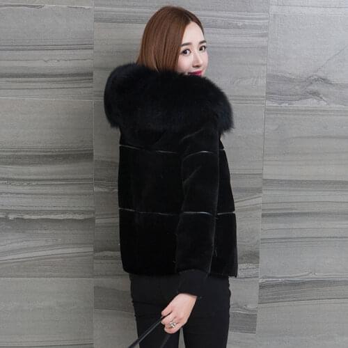 Mrza Gtxe Fur Coats With Collar