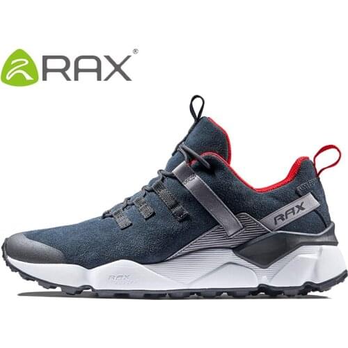 Mens Anti-Slippery Hiking Shoes Male Genuine Leather Professional Climbing Shoes Mountain Sport Trainers Outdoor Sneaker AA52316
