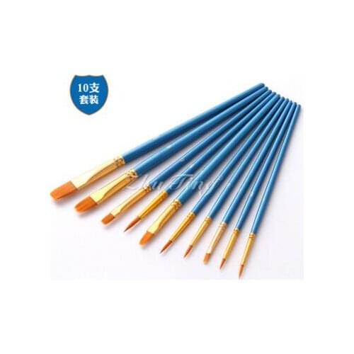DIY tool,10pcs Painting pen,Oil brush set report.manicure tool