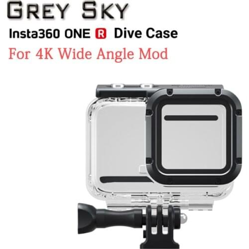 Original 30M Diving Case Waterproof Housing for Insta360 One R Dual-Lens 360 Mod, 4K Wide Angle Mod, 1-Inch Wide Angle Mod