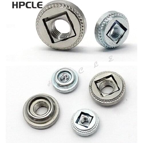 10pcs Stainless steel and zinc plated floating rivet nut/self-locking galvanized floating nut AC-AS-M3M4M5M6
