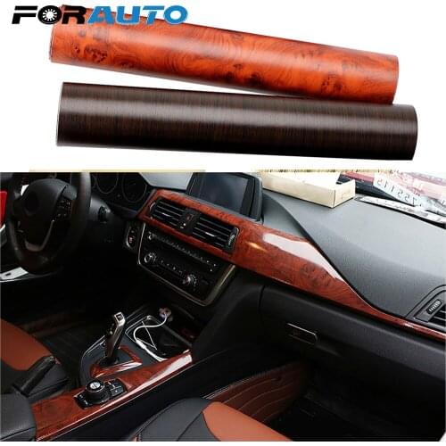 30*100 cm Car Styling Car Wrap Film Sticker 4 Colors Wood Grain Textured 3D PVC Car Stickers Decals Auto Decors Accessories
