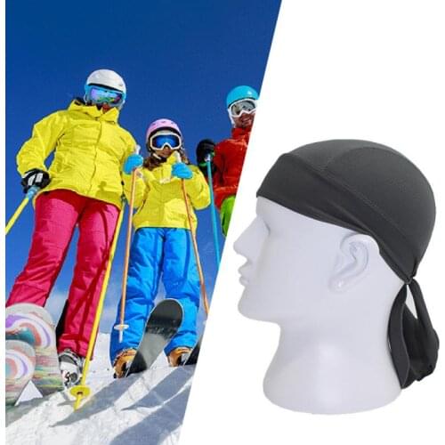 Headband Hiking Cycling Quick Dry Pure Cycling Cap Head Scarf Summer Men Running Riding Bandana Headscarf Pirate Hat Hood