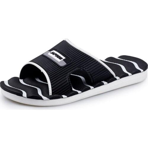 XEK Women Slippers slides Lightweight Casual Plaid Stripes Sandals Summer Fashion Women Classic Flip flops Soft Beach Shoes FM59