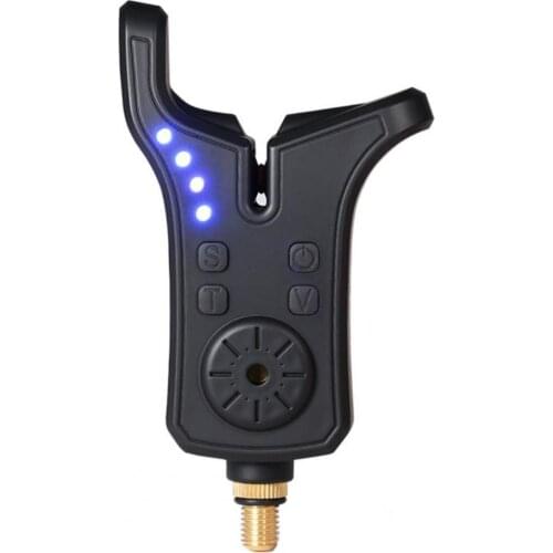 Fishing Alarm Waterproof Fish Feeder Lure Bell LED Indicator Lighting Effect Energy Saving ABS Fishing Bite Alarm for Fisherman