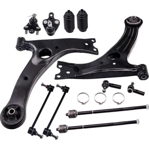 12Pcs Front Lower Control Arms Stabilizer Sway Bar Link for Pontiac Vibe 03 - 08