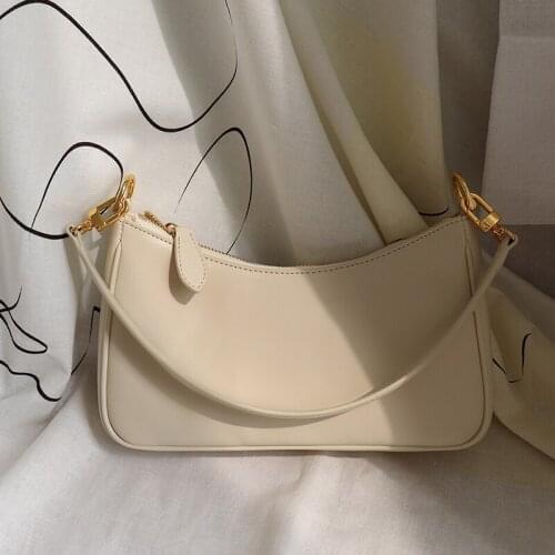 Vintage chains women shoulder bags designer baguettes handbags luxury simply messeger crossbody bag lady small purses female sac