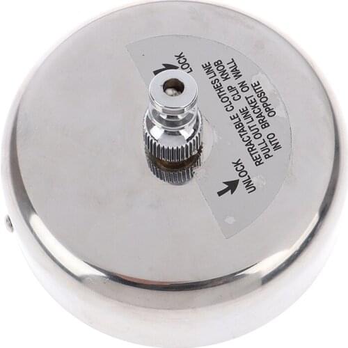 Stainless Steel 2.8m Wall Hanging Clothesline bedroom, bathroom, Hotel Retractable Clothesline Indoor Outdoor Hanger