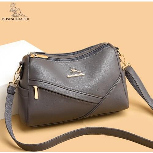 High Quality Leather Handbags Ladies Bags Designer Soft Crossbody Bag for Women 2021 Fashion Luxury Female Shoulder Tote Bag Sac