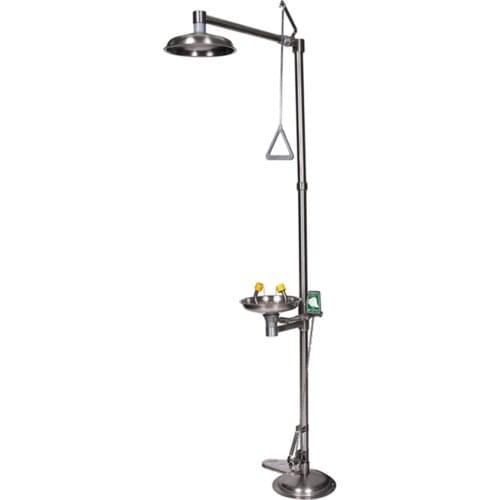 Height Type, Foot Control Eye and Body Shower Stainless Steel