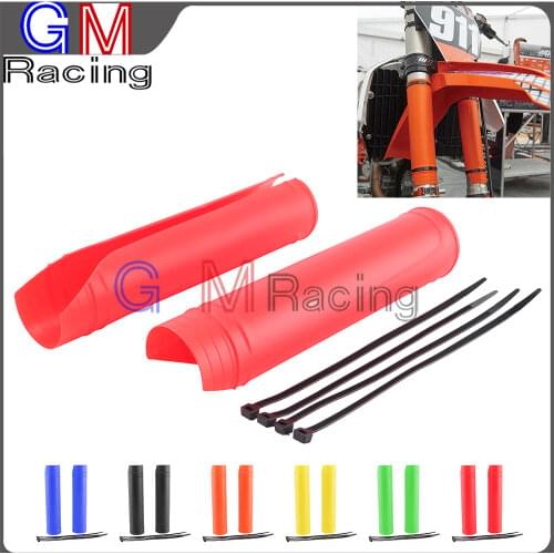 Motorcycle Fork Cover Guards Front Shock absorber Protection For CR CRF XR KX KXF YZ YZF WR RM DR RMZ SX XC EXC Dirt Bike