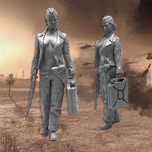 1/35 Resin Kits Figure Beauty Armored Resin Soldier By And Koo-39 Colored Themselves Assembled Need U5Q6