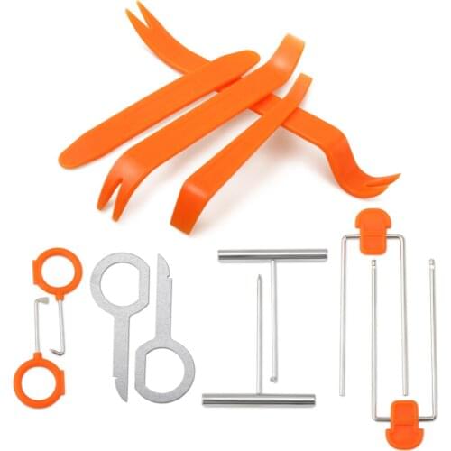 12pcs Car Remover Removal Puller Pry Tool for opel astra h astra j g corsa insignia zafira b vectra c corsa d vivaro