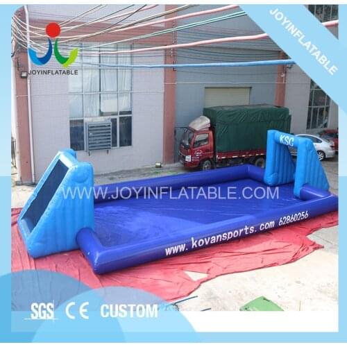14 * 7M Sealed Outdoor Game Inflatable Soap Football Field Inflatable Sports Playground Customized Giant Soap Soccer