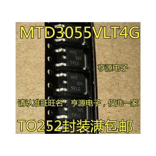 Free shipping 50PCS MTD3055V 3055VLG MTD3055VLT4G TO-252