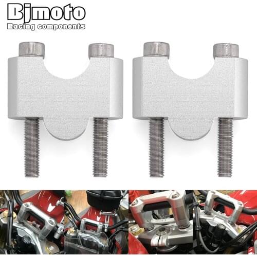 BJMOTO G 130 R Motorcycle CNC Modified Drag Handle Bar Clamps Handlebar Risers Adapters For BMW G310R G310GS G130 GS 2017-2018