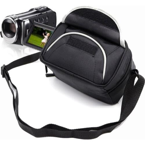 CADEN Camera Video Camcorder DV Bag Case For Panasonic Sony Canon Samsung JVC Sanyo Black Portable Shoulder DV Case