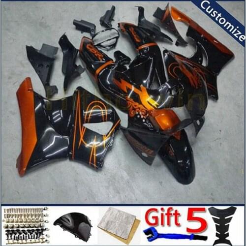 Motorcycle plastic cover For CBR919RR 1998 1999 CBR 919 RR 98 99 body kit motorcycle fairing orange black