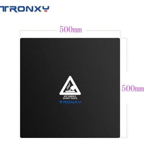 Tronxy 3D Printer Parts & Accessories Heatbed Sticker Black Masking Tape for 3d Printer Hotbed with Size 500mm*500mm 400mm*400mm