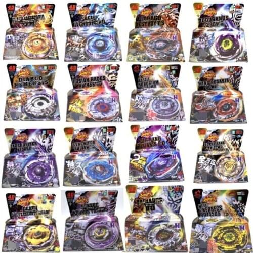 Bayblade 8 pcs/LOT 32 STYLE Spinning Top Child Boy Toy Spinning Tops Clash Metal 4D Spinning Top for kid
