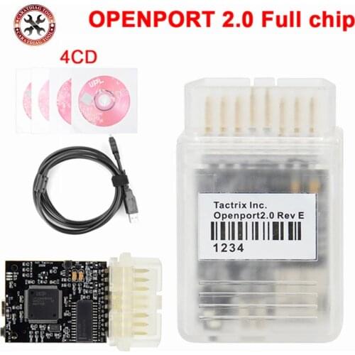 Full Chip Tactrix Openport 2.0 ECU FLASH open port 2.0 For T-oyo-ta For JLR Chip Tuning OBD2 Car Diagnostic Auto Scanner