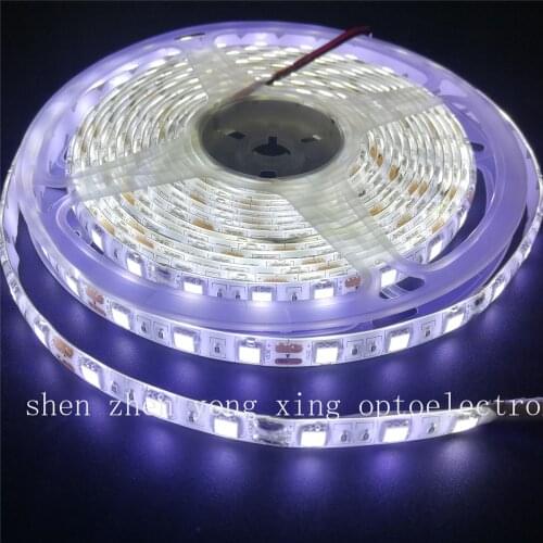 DC12V 1M 5M SMD 5050 RGB white Waterproof 300 LED Flexible 3M Tape Strip Light