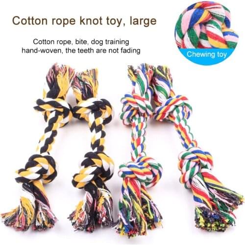 Dog Toy Interactive Cotton Rope Dog Play Bite Pet Supplies Dogs Chew Rope Toy Puppy Small Medium Large Toys Pets Accessories