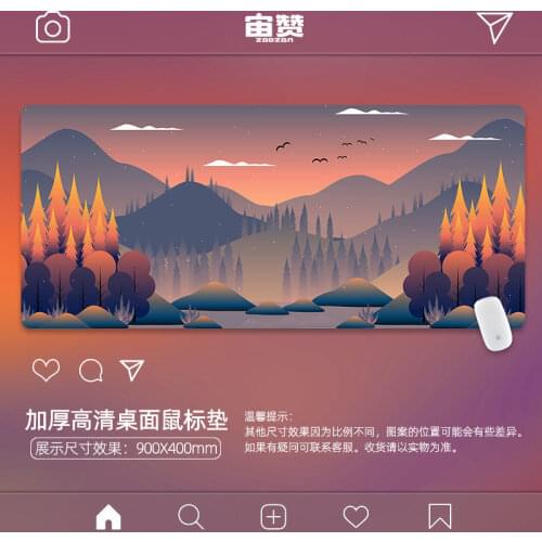 Cute Mouse Pad Comtuper Desk Mat Large XXL Mousepad Kawaii Gaming Accessoroes Laptop Gamer Keyboard MacBook Waterproof Maus Mat