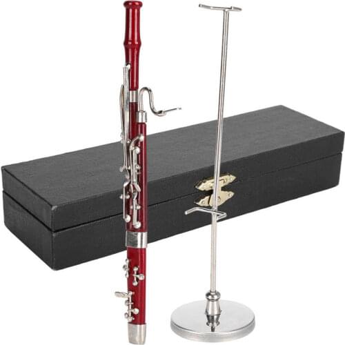 Home decoration accessories Decoration Basson Ornaments Miniature Decoration Mini Musical Instrument Model Gift Craft 17cm